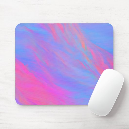 Abstrakter Neonfarbenstrom Mousepad (Mit Mouse)