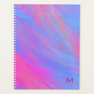 Abstrakter Neonfarbenstrom Planer