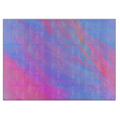 Abstrakter Neonfarbenstrom Schneidebrett (Vorderseite)