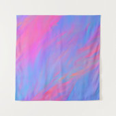 Abstrakter Neonfarbenstrom Wandteppich (Vorderseite (Horizontal))