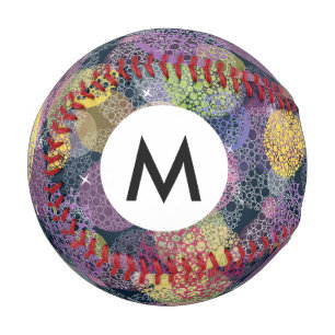 Abstrakter Niedlicher Polka-Dot-Kreis Baseball