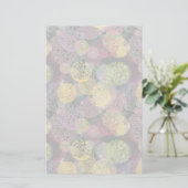 Abstrakter Niedlicher Polka-Dot-Kreis Briefpapier (Stehend Vorderseite)