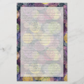 Abstrakter Niedlicher Polka-Dot-Kreis Briefpapier (Vorderseite)