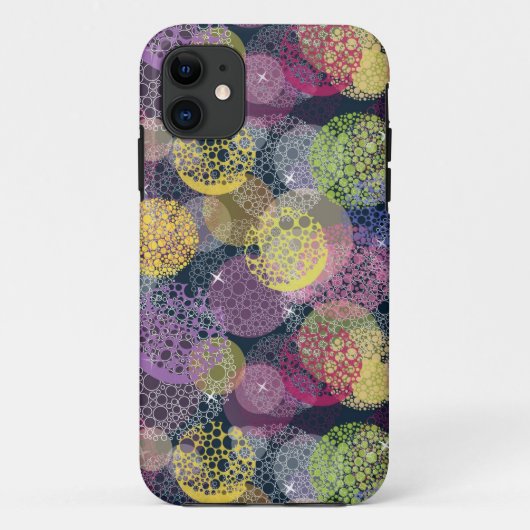 Abstrakter Niedlicher Polka-Dot-Kreis Case-Mate iPhone Hülle (Rückseite)