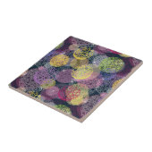 Abstrakter Niedlicher Polka-Dot-Kreis Fliese (Seite)