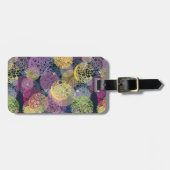 Abstrakter Niedlicher Polka-Dot-Kreis Gepäckanhänger (Vorderseite horizontal)