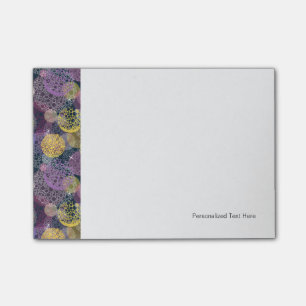 Abstrakter Niedlicher Polka-Dot-Kreis Post-it Klebezettel