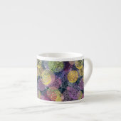 Abstrakter niedlicher Polka-Punkt-Kreis Espressotasse (Vorderseite Rechts)