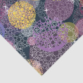 Abstrakter niedlicher Polka-Punkt-Kreis Seidenpapier (Ausschnitt)