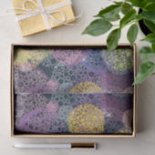 Abstrakter niedlicher Polka-Punkt-Kreis Seidenpapier (Geschenk)