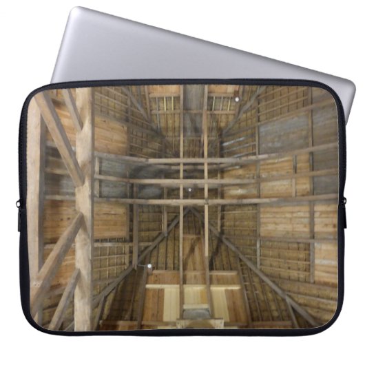 Abstrakter Notebook-Sieb auf der Dachterrasse Laptopschutzhülle (Vorderseite)