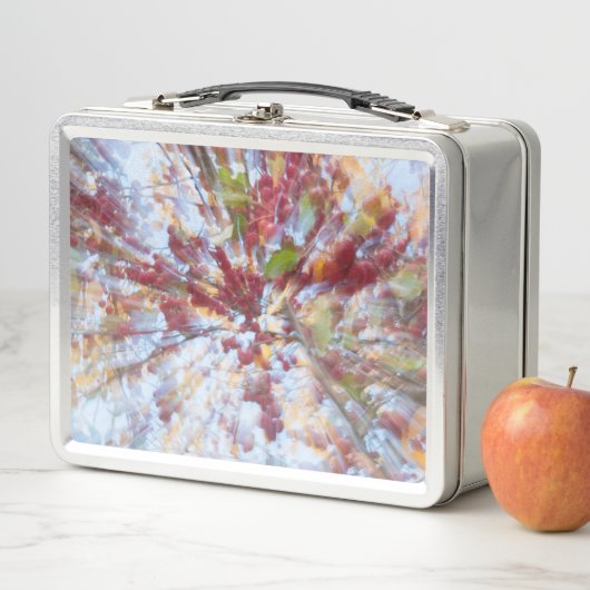 Abstrakter Obstbaum Metall Brotdose (Beispiel)