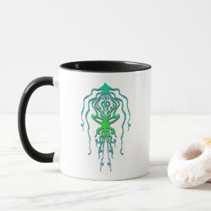 Abstrakter Octopus Tribal Tintenfisch Tattoo Desig Tasse