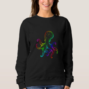 Abstrakter Oktopus Sweatshirt