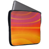 Abstrakter Orange Swirt Notebook-Bildschirm Laptopschutzhülle (Vorne Rechts)