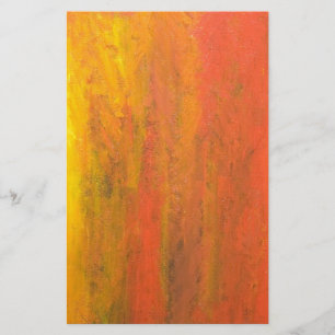 Abstrakter Orangenbaum Briefpapier