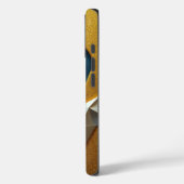 Abstrakter Origami Sky und Gold Case-Mate iPhone Hülle (Rückseite / Links)