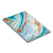 Abstrakter Ozean - ART. Natürlicher Luxus. Stilinc Notizblock (Rechte Seite)