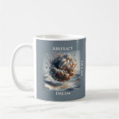 Abstrakter Ozeantraum Kaffee Kaffeetasse (Links)