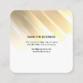 Abstrakter Paint Artist Minimal für Pink Watercolo Quadratische Visitenkarte (Rückseite)