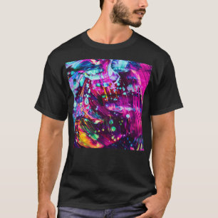 Abstrakter Paint Mi 30 Radio Play Cartoon T-Shirt