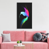 Abstrakter Paint Spritzer Butterfly auf schwarz Leinwanddruck (Insitu (Wohnzimmer))