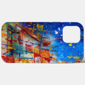 Abstrakter Paint-Spritzer Case-Mate iPhone Hülle (Rückseite (Horizontal))