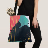 Abstrakter Paint-Spritzer Tasche (Von Nahem)
