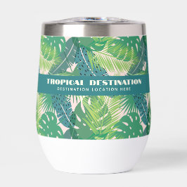 Abstrakter Palm Leaf Muster