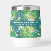 Abstrakter Palm Leaf Muster (Rückseite)