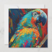 Abstrakter Papagei | Hallo Behaltend in der Touch (Vorderseite)