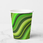 Abstrakter Papiercup Pappbecher (Rückseite)