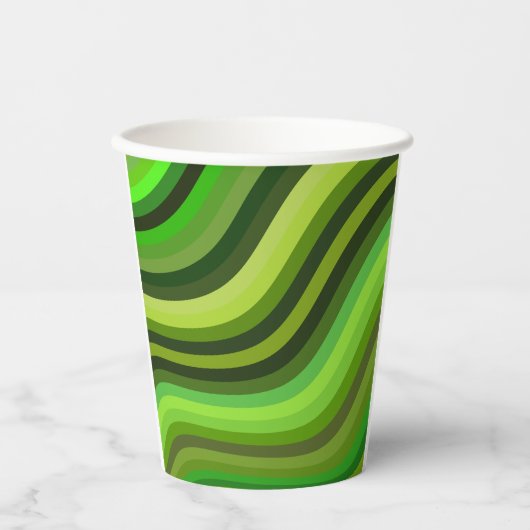 Abstrakter Papiercup Pappbecher (Vorderseite)