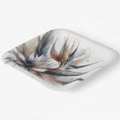 Abstrakter Paradies Pappteller (Gewinkelt)