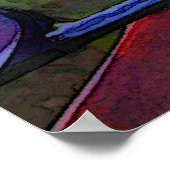 Abstrakter Paradies Poster (Ecke)