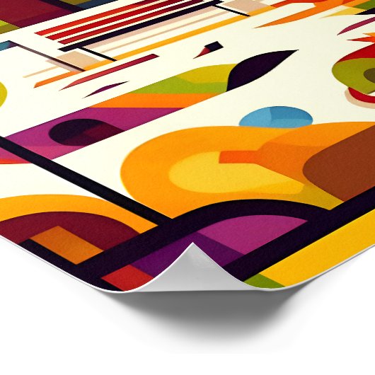 Abstrakter Park Poster (Ecke)