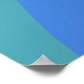 Abstrakter, pastelfarbener Blocklavender grün Poster (Ecke)