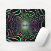 Abstrakter Pastell-Fraktal-Webmousepad Mousepad (Mit Mouse)