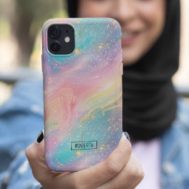 Abstrakter Pastell-Glitzer Nahtloses Muster Case-Mate iPhone Hülle