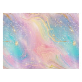 Abstrakter Pastell-Glitzer Nahtloses Muster Tischdecke (Vorderseite (Horizontal))