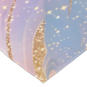 Abstrakter Pastell-Glitzer Nahtloses Muster Tischdecke (Schrägansicht)