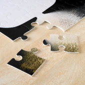 Abstrakter pastellfarbener Fun Forest of Trees Puzzle (Seite)