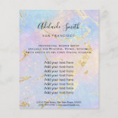 abstrakter pastellfarbener Hintergrund Flyer (Vorne)