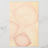 Abstrakter pastellgeometrischer Fliesenhintergrund Briefpapier (Rückseite)