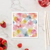 Abstrakter Pastellhintergrund Serviette (Beispiel)