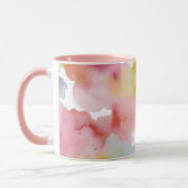 Abstrakter Pastellhintergrund Tasse (Links)