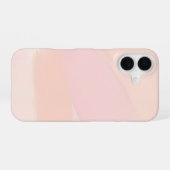 Abstrakter Pastellpinsel iPhone 16 Hülle (Rückseite (Horizontal))
