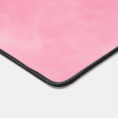 Abstrakter Pastellrosa Himmel Wolken Personalisier Schreibtischunterlage (Ecke)