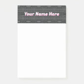 Abstrakter Personalisierter Post - Hinweise Post-it Klebezettel (Vorderseite)