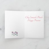 Abstrakter Pessach/Pesachplatine Feiertagskarte (Innenseite)